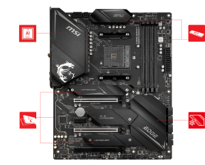 MotherBoard For AMD Ryzen MPG x570s Edge max